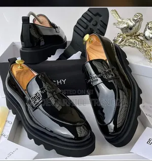Givenchy High Platform Loafers in Black and Wine Colours