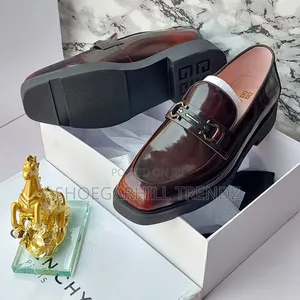 Givenchy High Platform Loafers in Black and Wine Colours