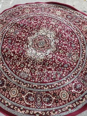 5 by 7 Turkish Round Center Rug