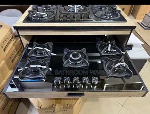5 Burner in Built Gas Hob With Tempered Glass (90cm)