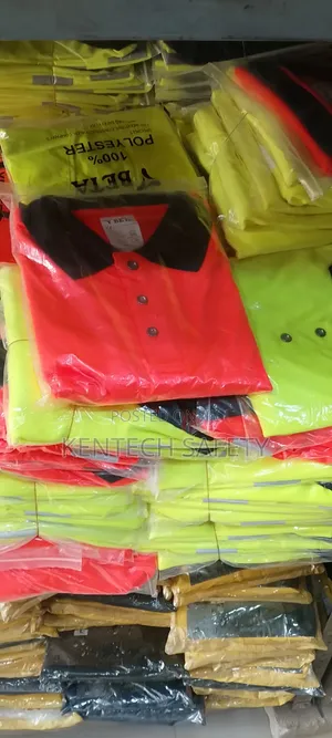 Safety Vest T-Shirt Collar Type Original With Branding
