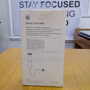 iPhone 13 Pro Max 25w Fast Charger + Usb-C to Lightning Cable