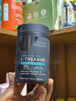 Sports Research L-Theanine for Focus,Relaxation Alertness -150count