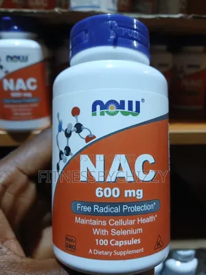 Now Nac N Acetyl Cysteine 600mg With Selenium X 100 Capsules