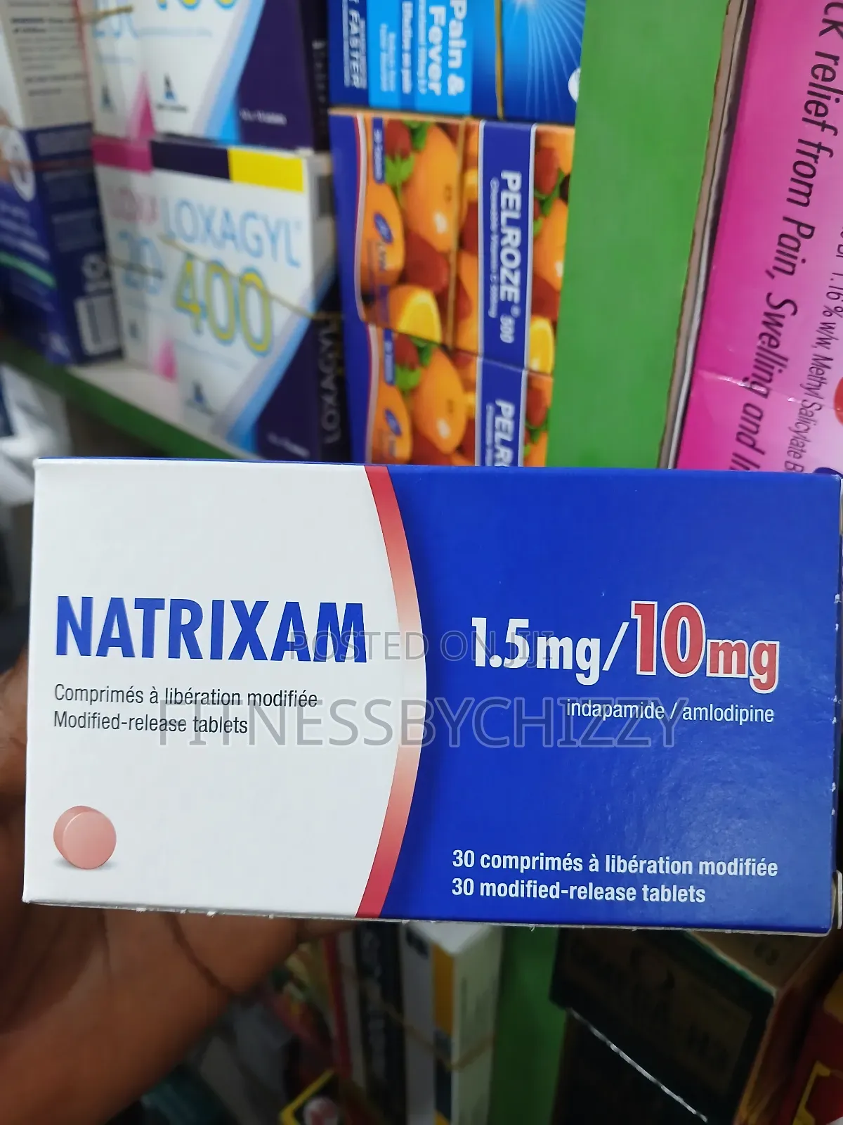 Natrixam 1.5mg/10mg X 30 Tablets