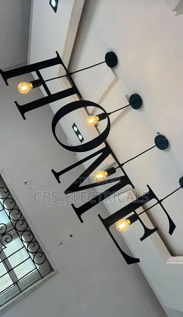Typography Pendant Lights