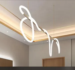 Rope Led Pendant Light or a Flexible Silicone Tube Led Pendant.