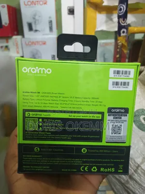 Oraimo Watch 5r (Osw-820) 1.43" Amoled Smartwatch Wireless Hd Calling