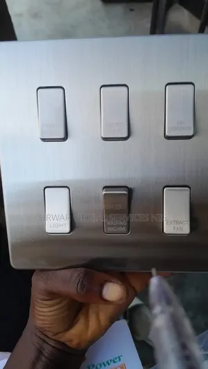 6 Gang Power Pack Switch For Freezer Microwave Oven Light