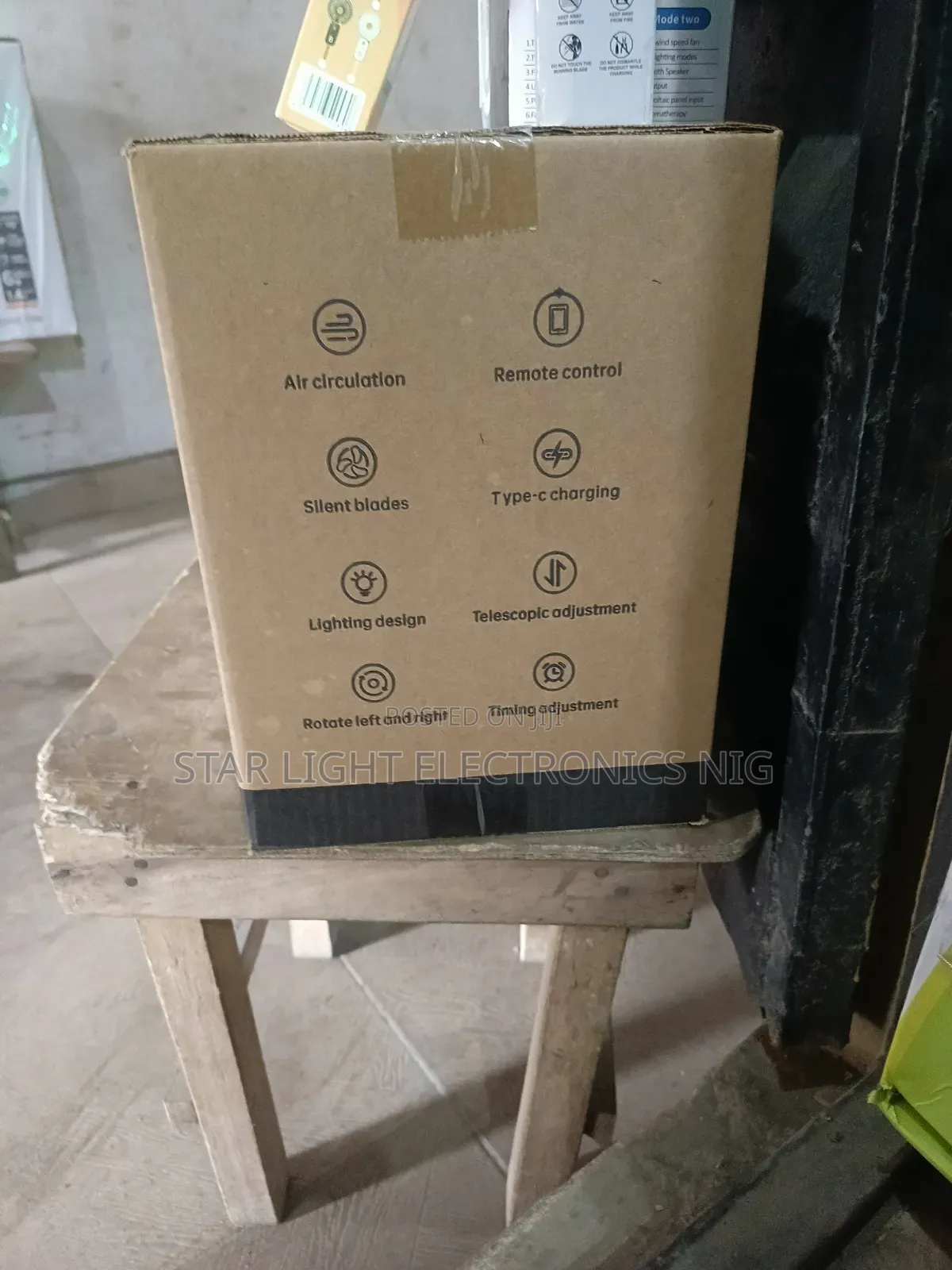 Air Fan Adjustable Height
