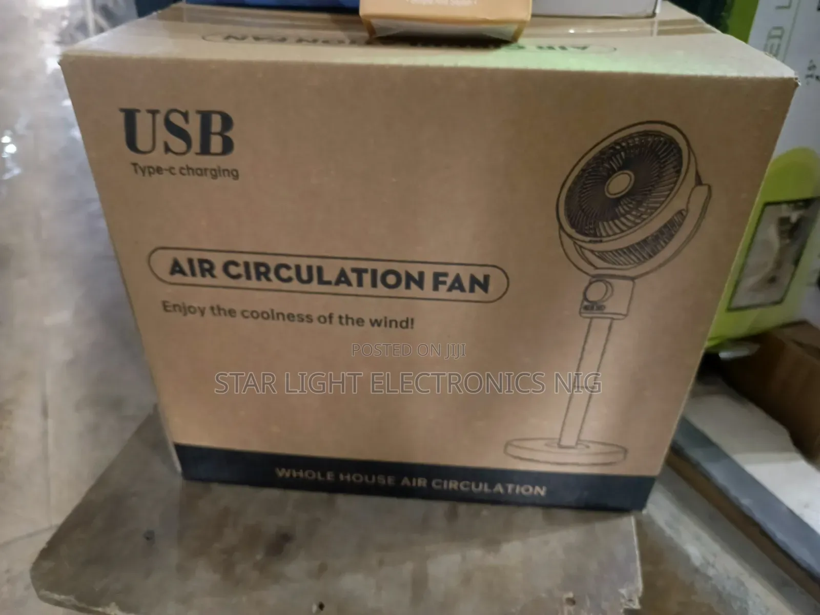 Air Fan Adjustable Height