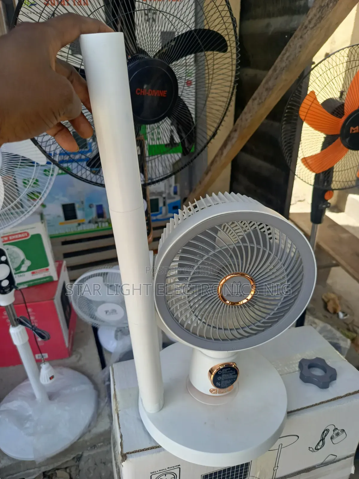Air Fan Adjustable Height