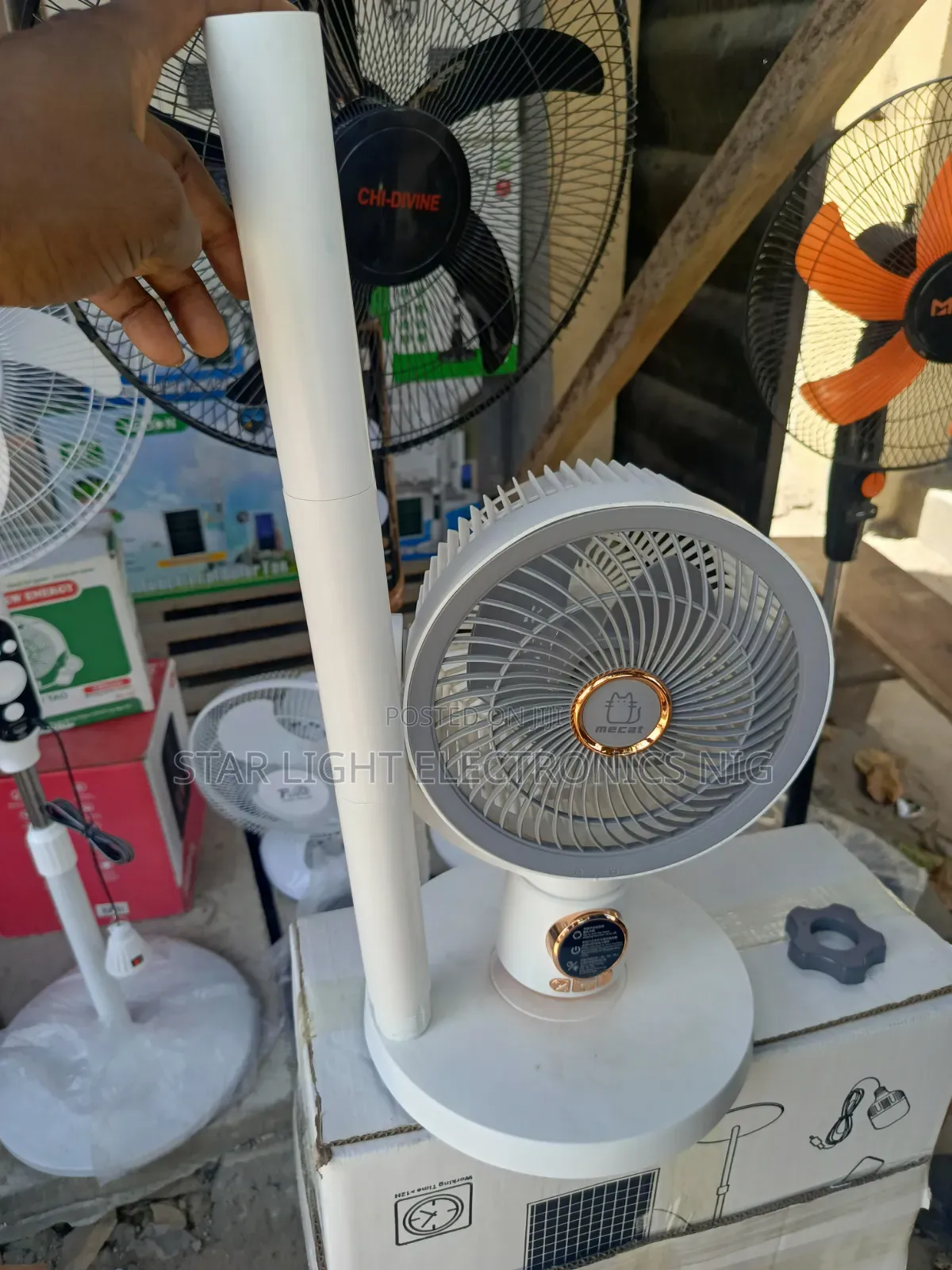Air Fan Adjustable Height