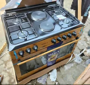 Maxi Luxery 60 by 90 Standard Cooker, 4gas 2electric(Wooden Design)