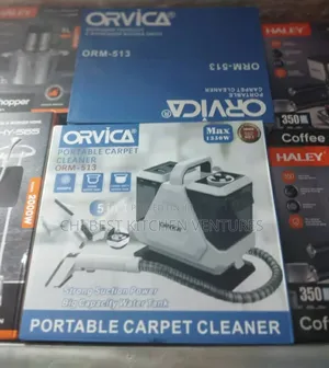 Orvica Orm-513 Portable Carpet Cleaner, a Wet and Dry Cleaning Device