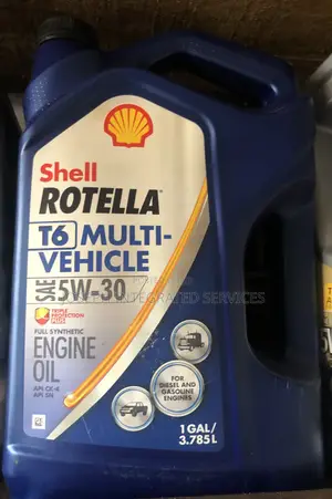 Shell Rotella T6 Multi-Vehicle 5w-30 Full Synthetic Engine Oil