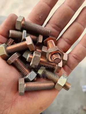 Brass Hexagonal Bolt and Nuts M8*25(1")