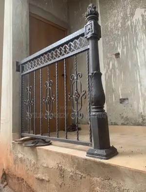 Dragon Pillar Wrought Iron Rails