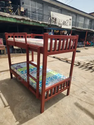 3by6ft Tall Wooden Decker Bunk Bed.