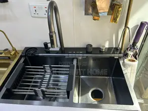 Complete Kitchen Sink With the Tap