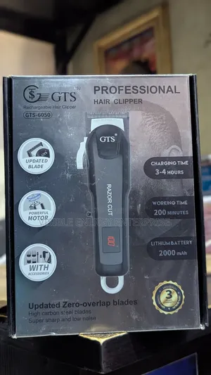 GTS-6050 Professional Rechargeable Hair Clipper.