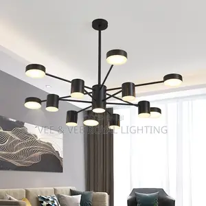 Nordic 12 Hands Led Chandelier- For Living Room, Grand Parlors, Hotels