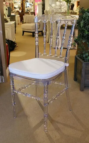 Imported Restin Clear Napoleon Event Chairs Available Now