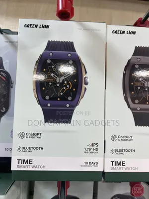 Green Lion Time Smart Watch With Bluetooth Calling