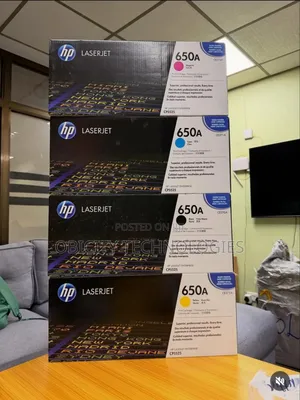 Hp 650a Original Toner Black, Cyan, Yellow, Magenta