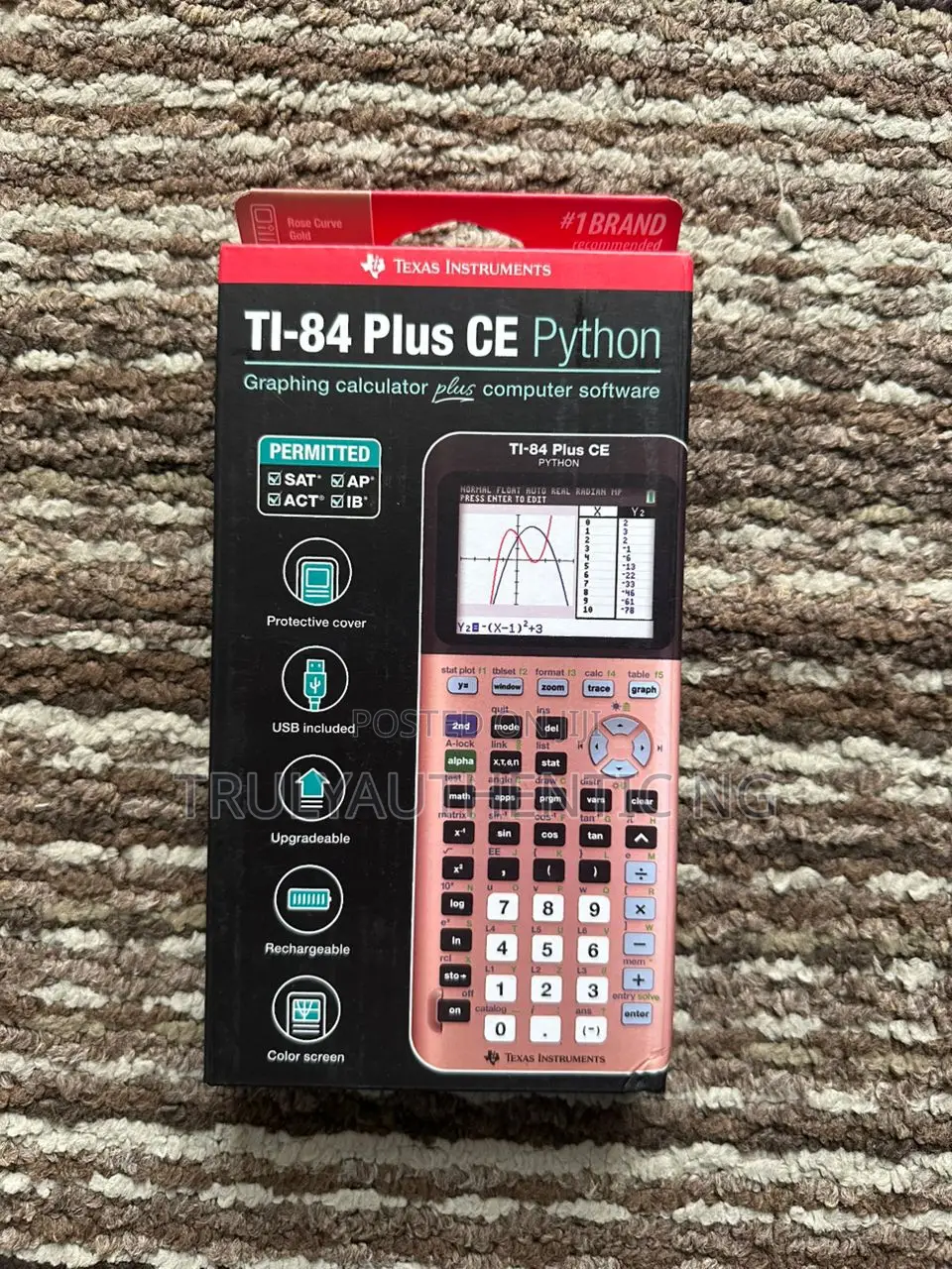 Texas Instruments Ti-84 Plus Ce Graphing Calculator With Python - Gold