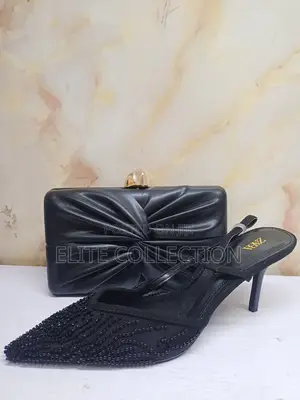 Zara Mesh Beaded Pointure Slingback Heels Combo 37-42 Packaging Boxed