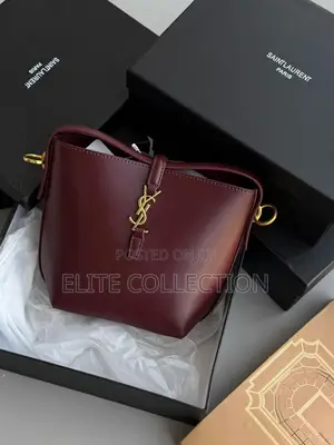 Saint Laurent Bucket Bag* Patent Comes in a Branded Box