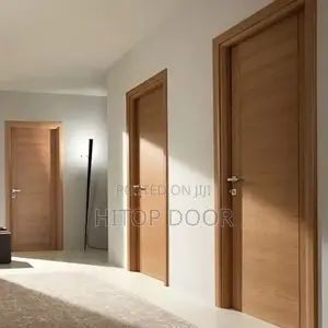 Dark Oak HDF Door With Frame and Architrave