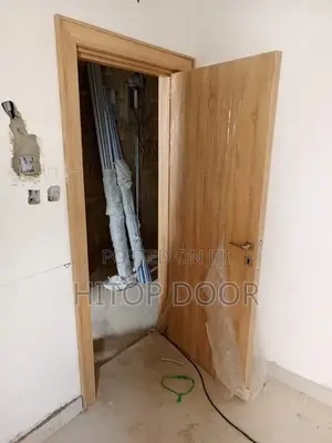 Hitops Modern HDF Door With Frame and Architrave