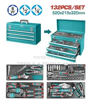 Total Thptcs71321 132-Piece Tool Chest Set