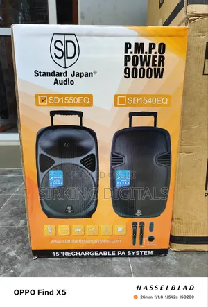 15" Inches Pa System Standard Japan 9000w