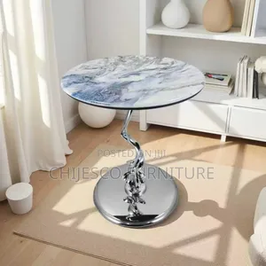 Quality Round Marble Side Stool