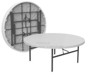 Imported 6ft Banquet Round Tables by 12 Seater Available Now