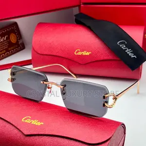 Cartier Quality Luxury Men Chain Sunglasses