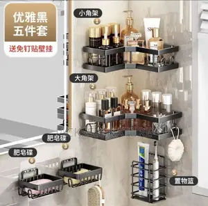 5-in-1 Toilet Wall Rack – Bathroom Organizer Shelf