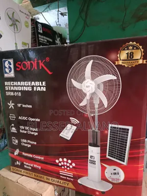 Sonik 18 Inches Solar Mist Fan(Srm 918)