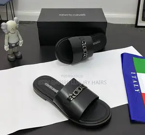 New Robert Cavalliitalian Men Slippers