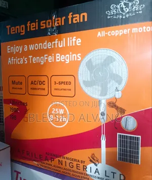 Teng Fei 18 Inches Solar Fan