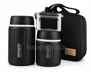 4 in 1 Royal Molson Dragon Food Flask -( Green/Black/ Grey)