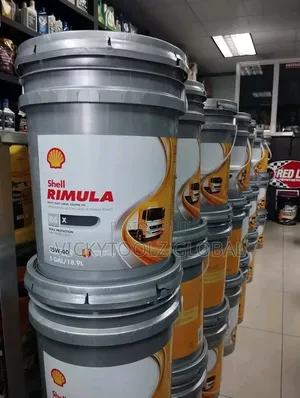 Shell Rimula R4 X 15w-40 5gal//Pail