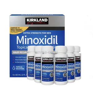 Kirkland Minoxidil Pack of 6pcs for Hair and Beard Growth