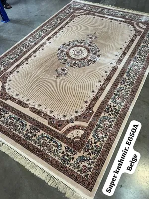 Kashmir Super Luxury Soft Pile Center Rug Turkish