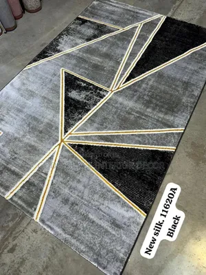 New Silk Black Design 11620a Turkish Center Rug Available