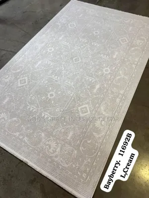 Barberry L.Cream Design Turkey Vip Center Rug