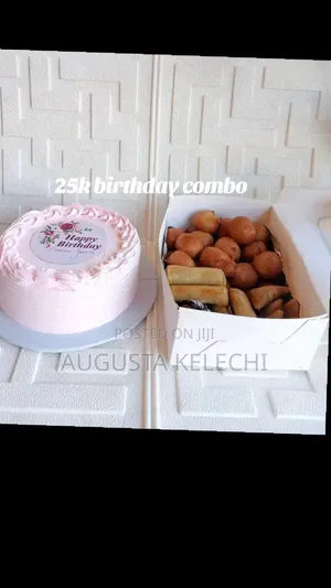 Birthday Cake + Chops Deal – Just ₦25,000!